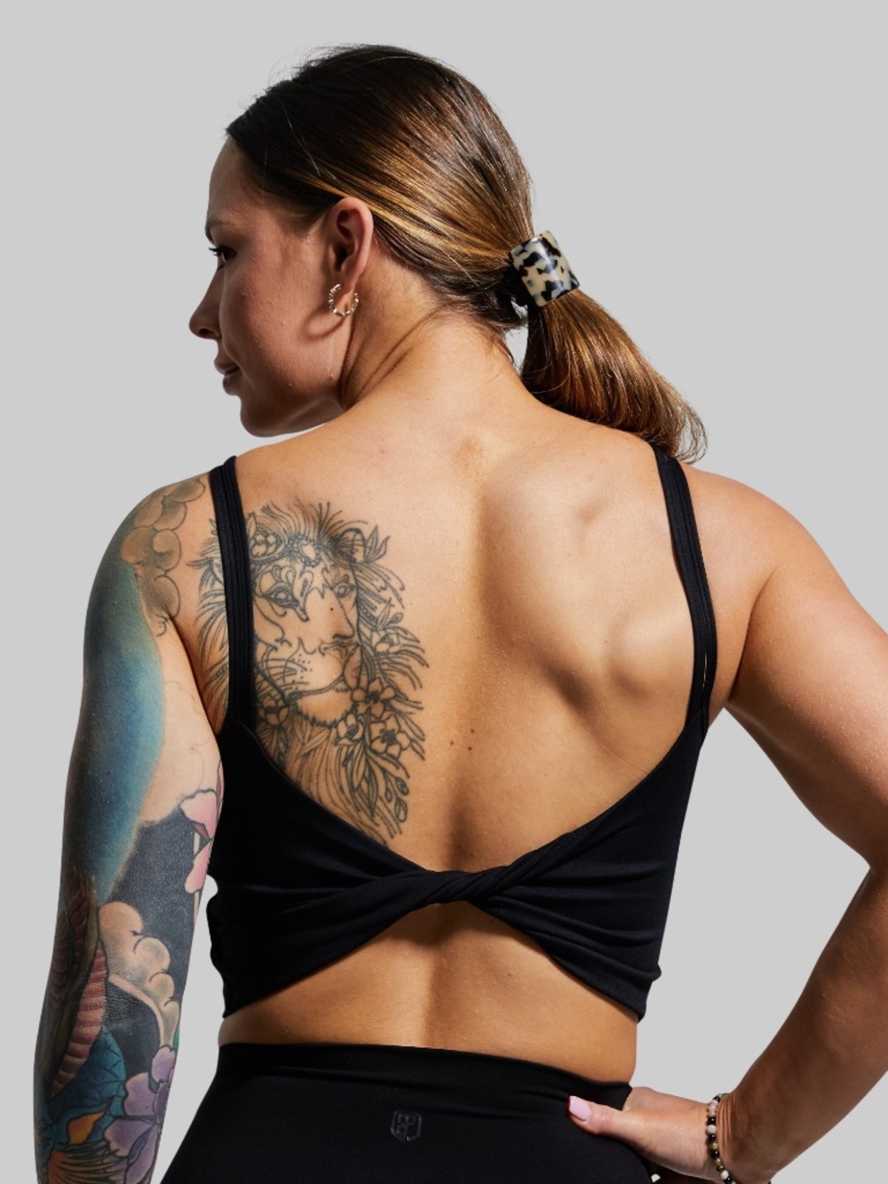 Born Primitive Don't Get It Twisted Sports Bra (Black) Size SmallSmall